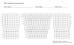 Vpac Seating Chart  Form
