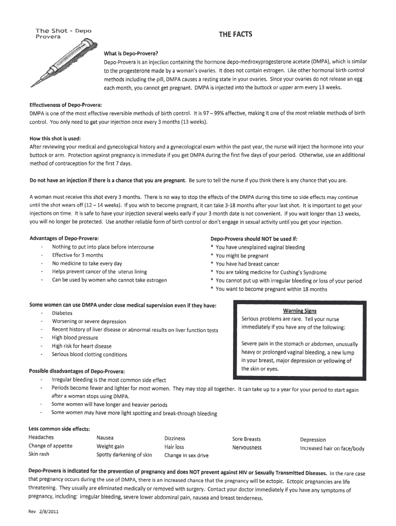  Dhs La County Depo Shot Consent Form 2011-2024