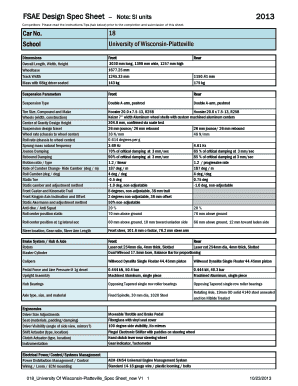 Fsae Spec Sheet  Form