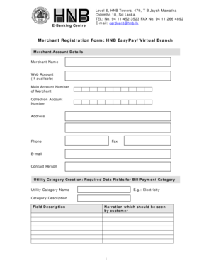 Merchant Registration Form