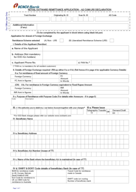 Icici Bank Lrs Form