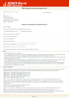 Icici Nri Application Form