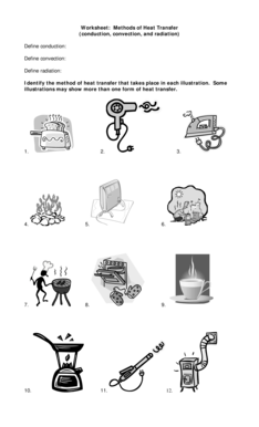 Worksheet Methods of Heat Transfer  Form