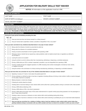 Cdl 3a  Form