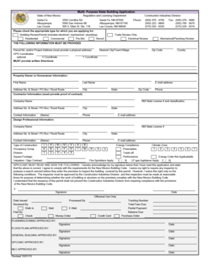  Nm Building Application 2015-2024