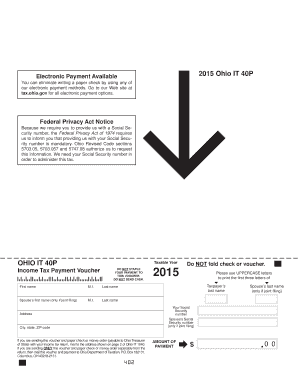 Ohio it 40P Electronic Payment Available You Can Eliminate Writing a Paper Check by Using Any of Our Electronic Payment Methods  Form