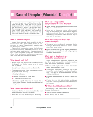 Pilonidal Dimple  Form