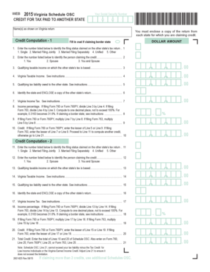 Names as Shown on Virginia Return Tax Virginia  Form