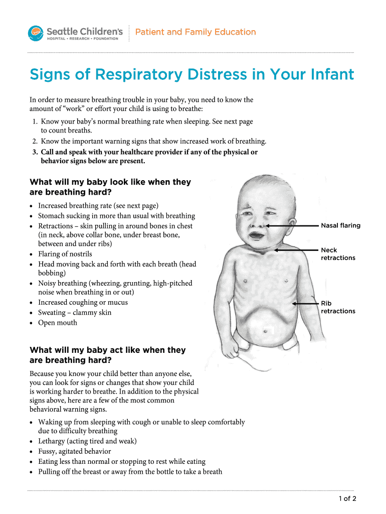 Retractions Breathing  Form