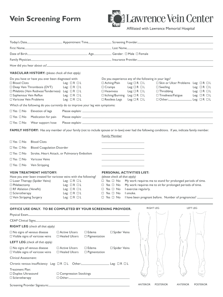 Vein Form