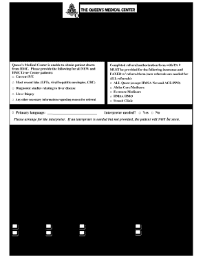 FIBROSCAN ORDER FORM the Queens Medical Center Queensmedicalcenter