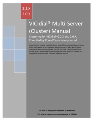 Vicidial Documentation  Form