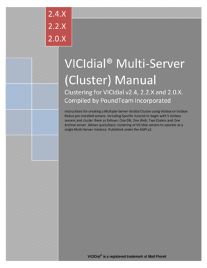 Vicidial Cluster Installation  Form