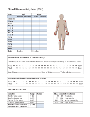 Cdai PDF  Form