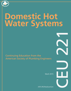 Aspe Domestic Hot Water Systems Ceu 221  Form