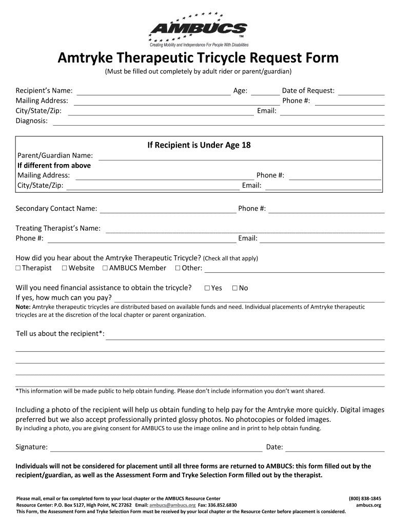  Tricycle Form 2015-2024