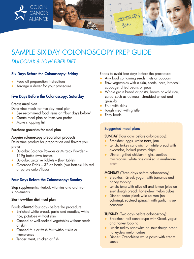 Colonoscopy Prep Instructions PDF  Form