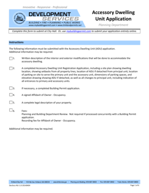  Accessory Dwelling Unit BApplicationb City of Kirkland 2014-2024