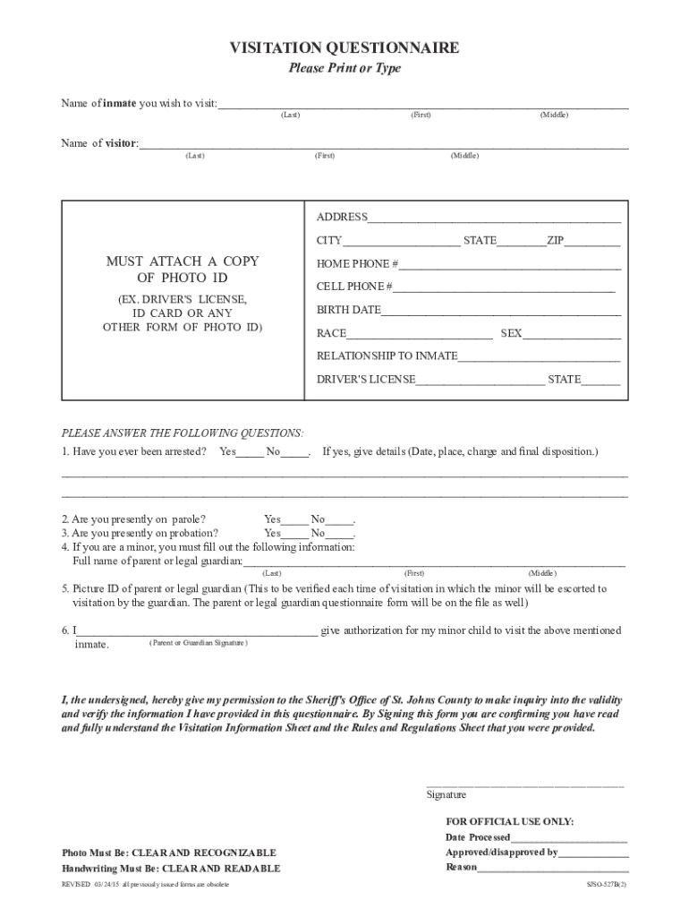 Get and Sign Sjso Jail View 2015-2022 Form