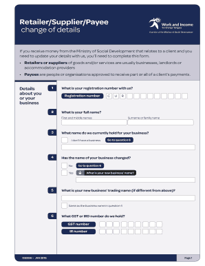 Get and Sign Nz Work Income Supplier  Form