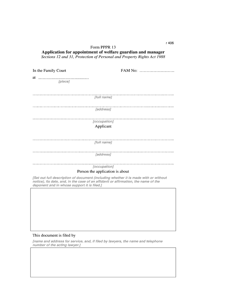 Pppr Form