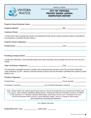  TM INSPECTION REPORT City of Ventura Cityofventura 2014