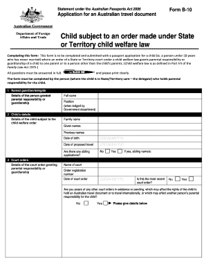 Australian Passport Application Form Pdf Fill Out and Printable PDF Template |