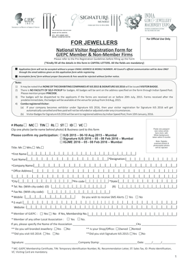 Iijs Visitor Registration  Form