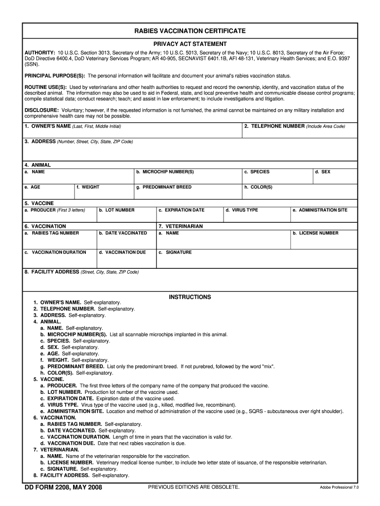 Dd2208  Form