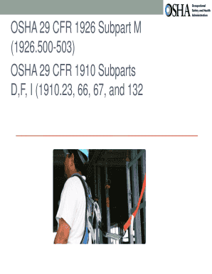 Osha 29 Cfr 1926 PDF Download  Form