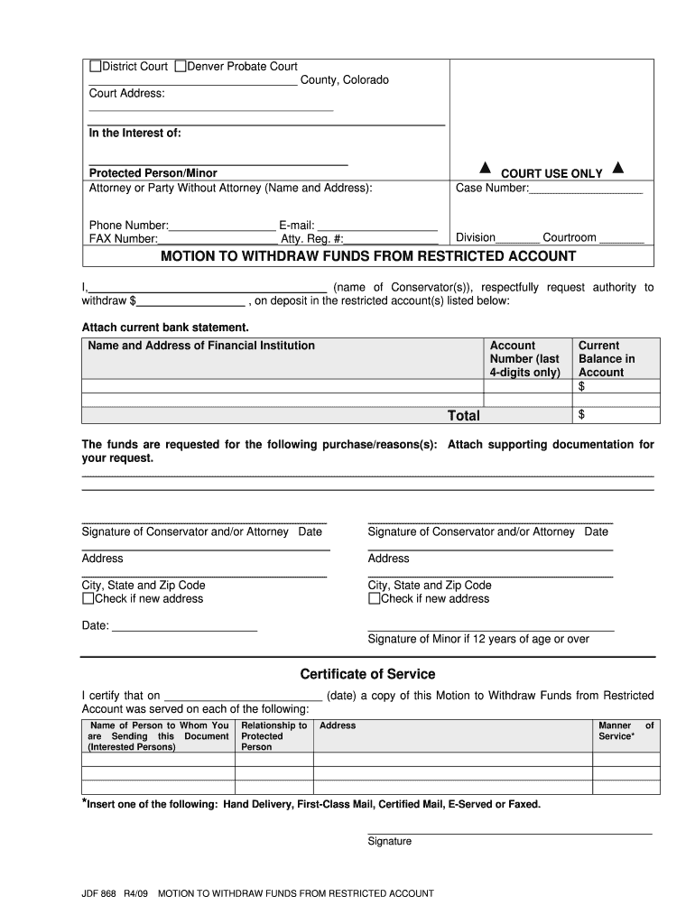 Jdf868 Form