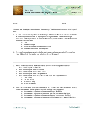 Great Transitions Interactive Answer Key  Form