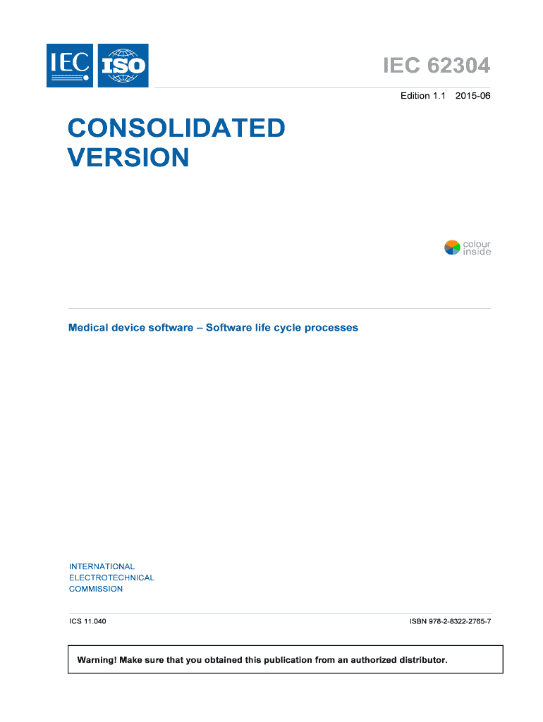  Iec 62304 Standard 2015-2024