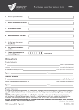 Ns01 Form