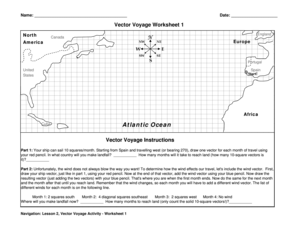 Vector Voyage Worksheet 1  Form