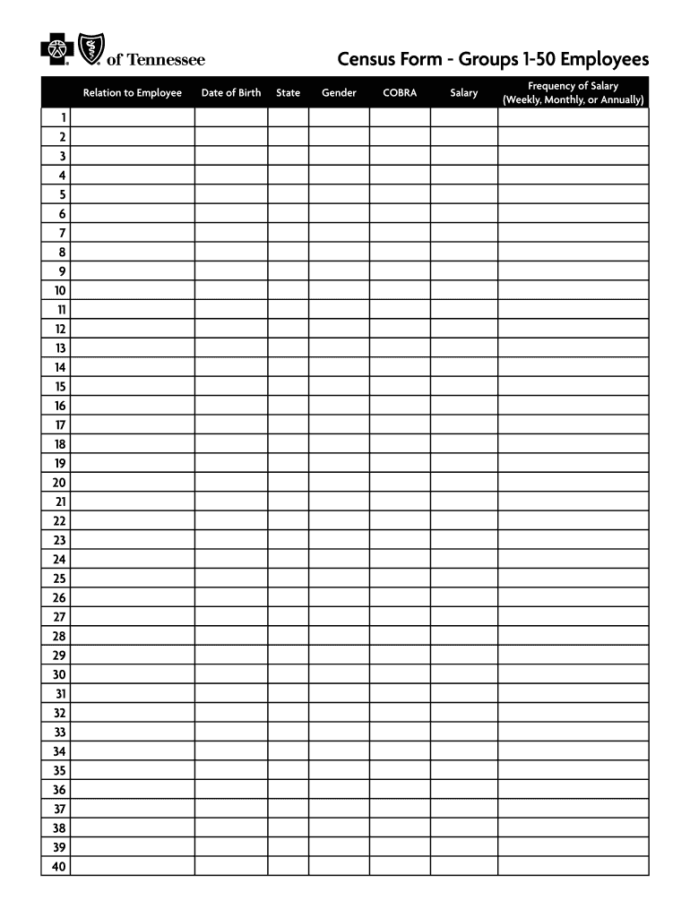  Census Form Groups 150 Employees Relation to Employee 1 2 3 4 5 6 7 8 9 10 11 12 13 14 15 16 17 18 19 20 21 22 23 24 25 26 27 28 2013-2024