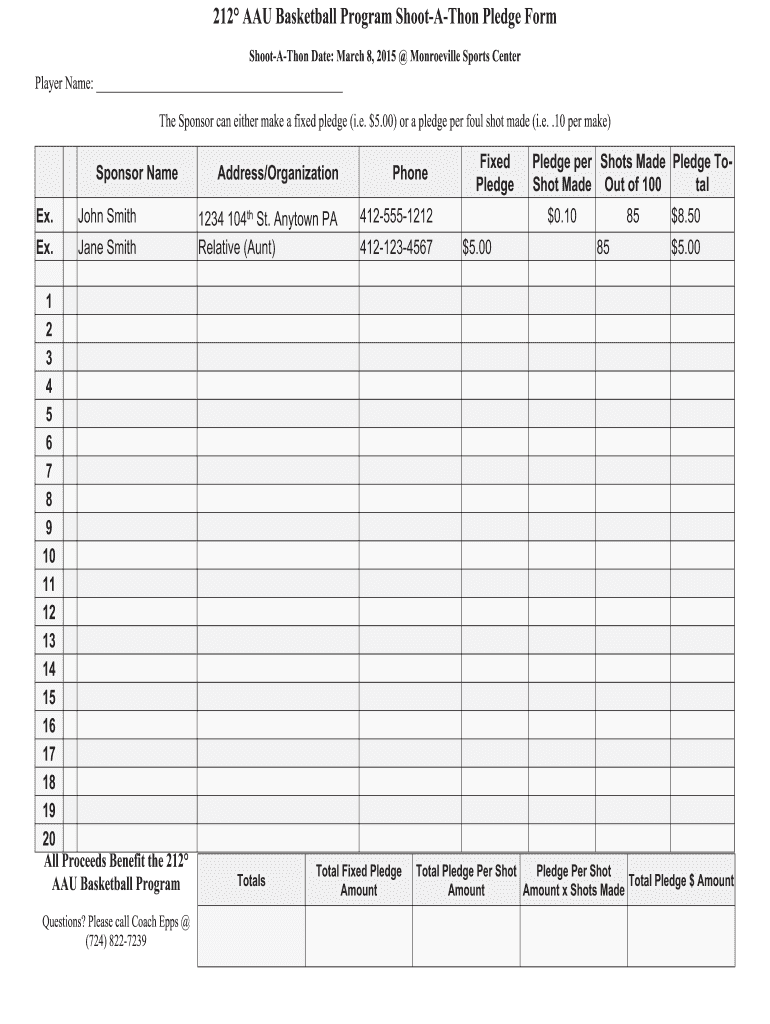  Template Shoot a Thon 2015-2024