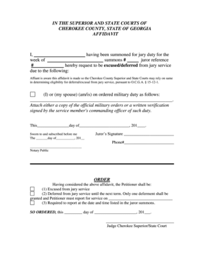 Jury Duty Letter  Form