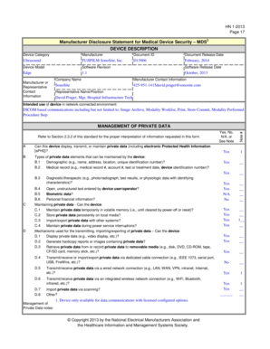 MDS2 Form HN 1