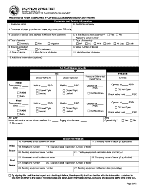 INSTRUCTIONS for COMPLETING STATE FORM 55788 BACKFLOW