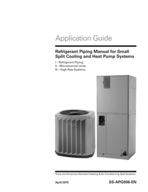 Trane Refrigerant Piping Application Guide Ss Apg006 En  Form