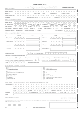 Claim Form Part B