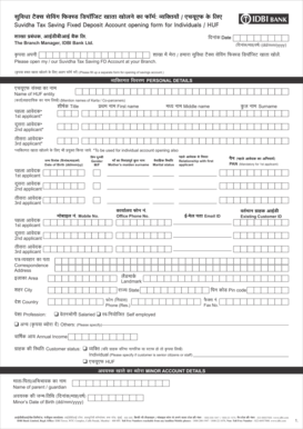 Idbi Fd Form