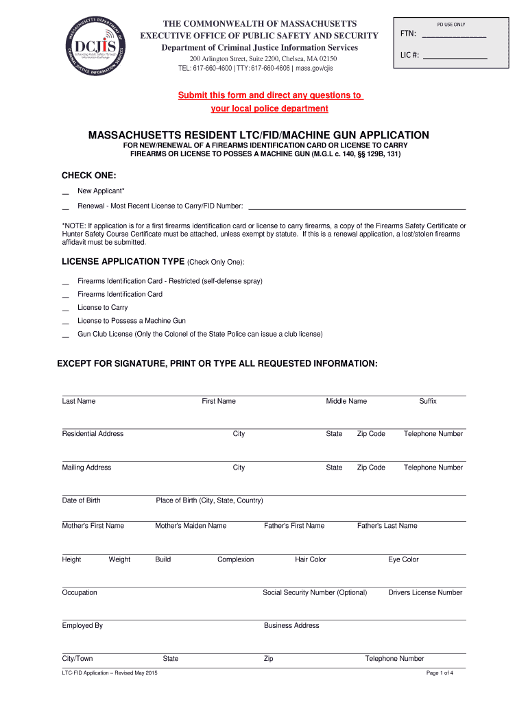  Mass Ltc Application 2015-2024