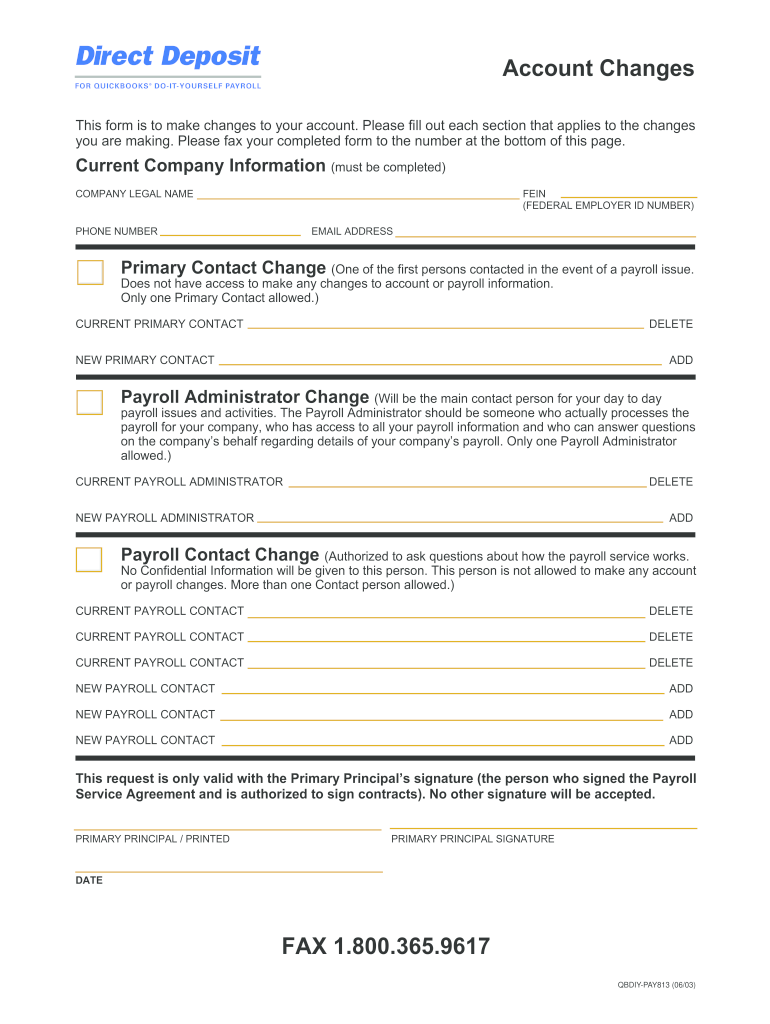  Direct Deposit Account Changes Intuit 2003-2024