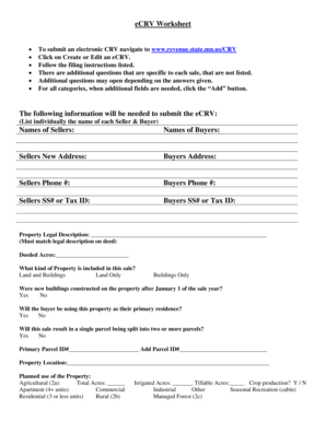 Ecrv Worksheet There Are Additional  Form