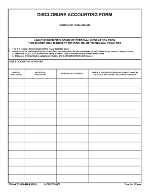 PDF Fillable Opnav5211 9  Form