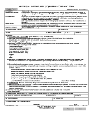 Opnav 5354 3  Form