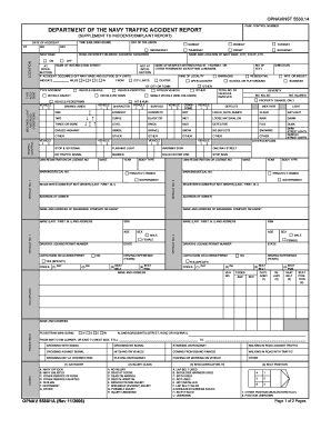 Of Accident Report Form