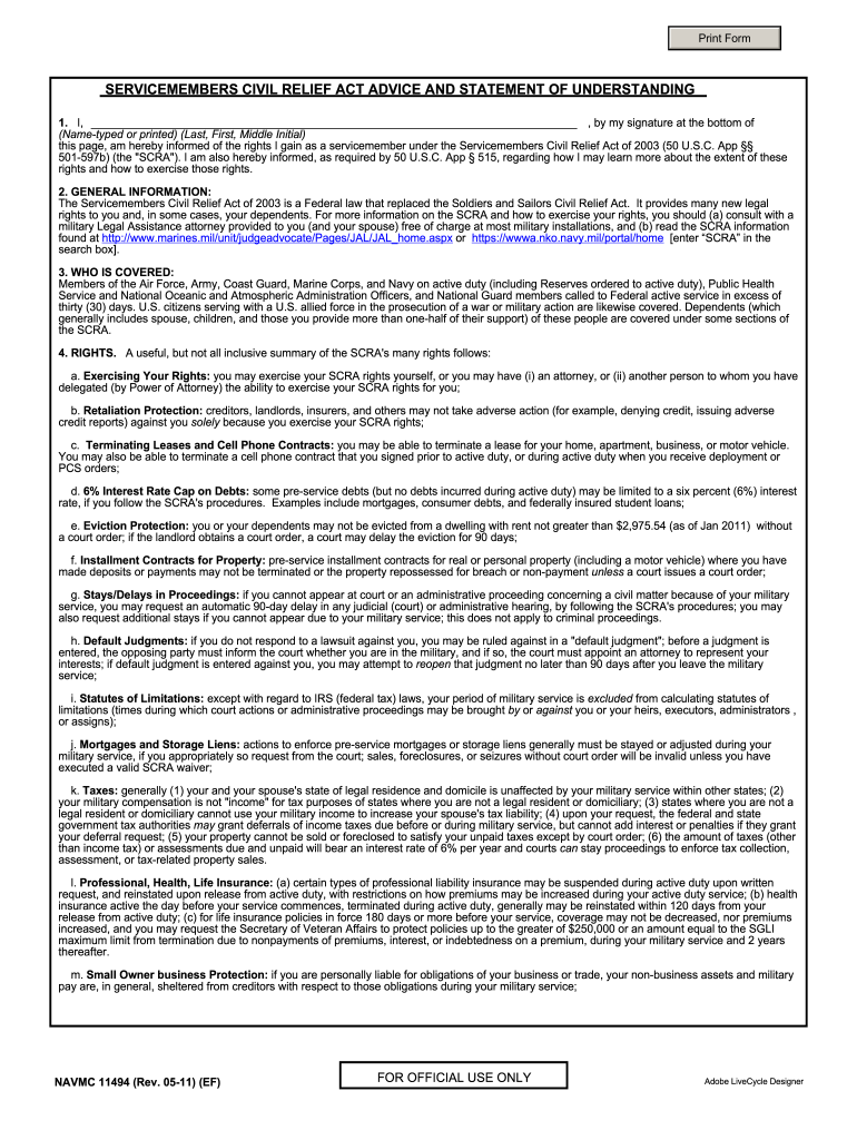 Navmc 11494  Form